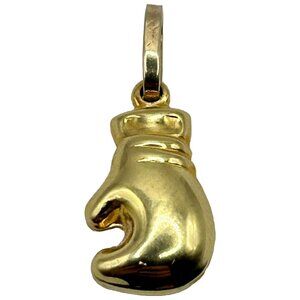 14k Yellow Gold Boxing Glove Pendant/Charm